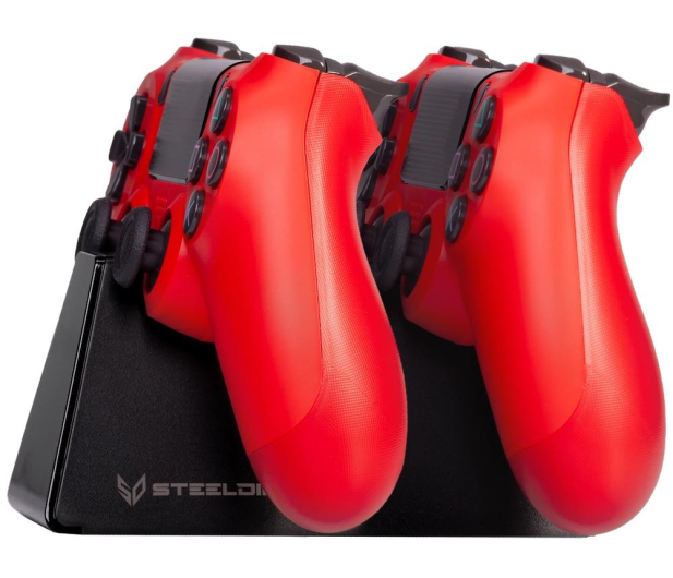 STEELDIGI Ładowarka BLUE HICKORY 2xpad PS4 czarna - 699003 - zdjęcie 2